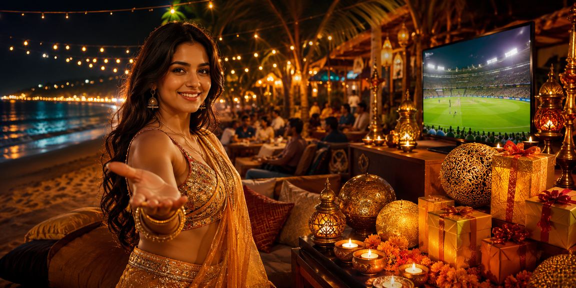 Cricket betting promotions during Diwali festival in India